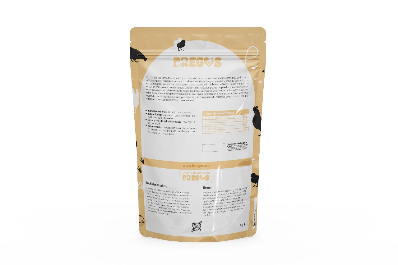 Patas de Pollo Deshidratadas 100% Naturales – 100g