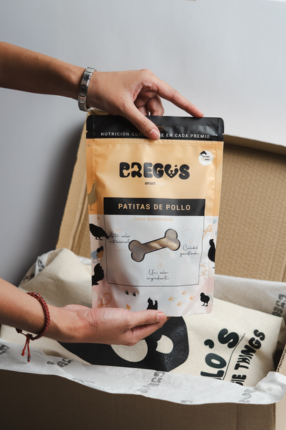 Patas de Pollo Deshidratadas 100% Naturales – 100g
