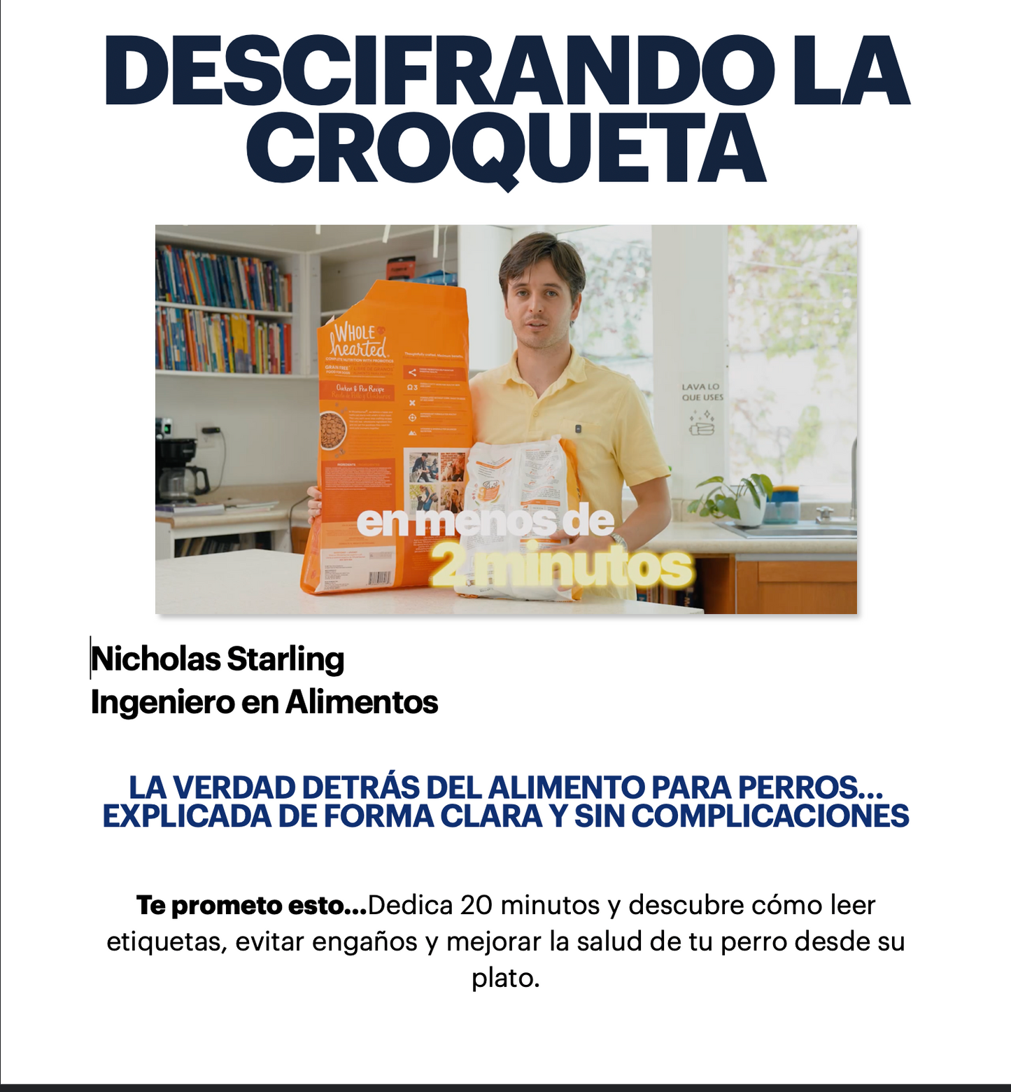 Descifrando la Croqueta | Kit Digital para Elegir una Mejor Alimentación para tu Perro