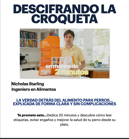 Descifrando la Croqueta | Kit Digital para Elegir una Mejor Alimentación para tu Perro