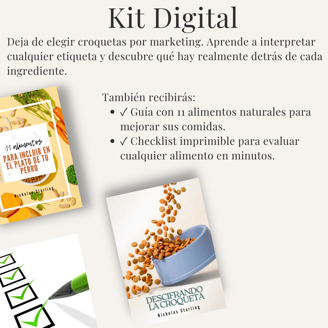 Descifrando la Croqueta | Kit Digital para Elegir una Mejor Alimentación para tu Perro