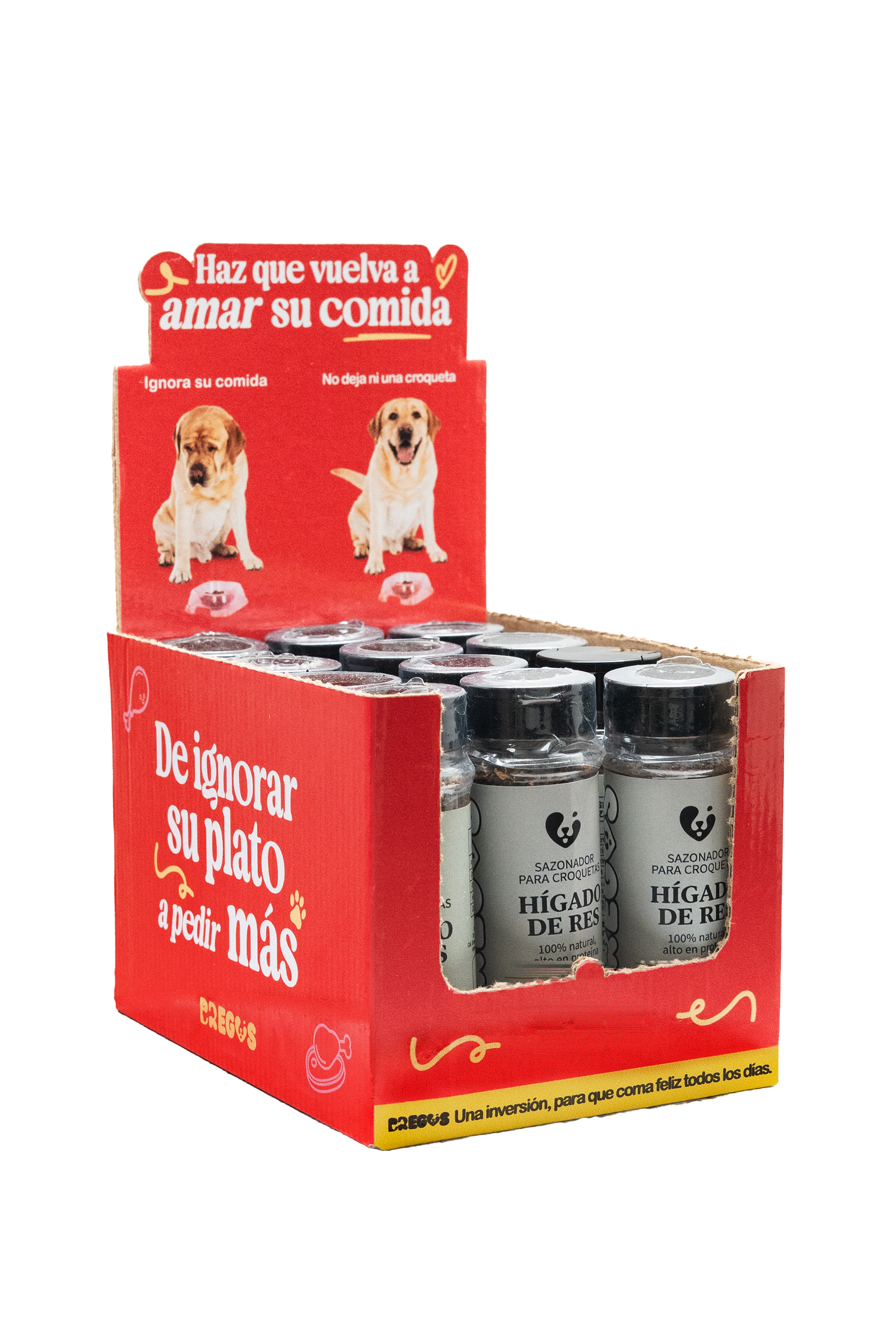 Sazonador para croquetas - Hígado de res  deshidratado 100% natural